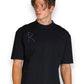 T-Shirt in schwarz mit Rune (Unisex)